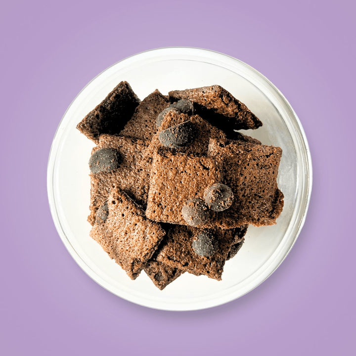 Bantastic Brownie Sugar Free Snack, Double Chocolate Crisp - 6 pack, 18oz - Eat Bantastic
