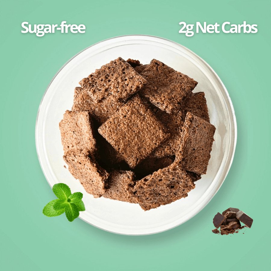 Bantastic Brownie Sugar Free Snack, Mint Chocolate Crisps - 1 pack, 3oz - Eat Bantastic